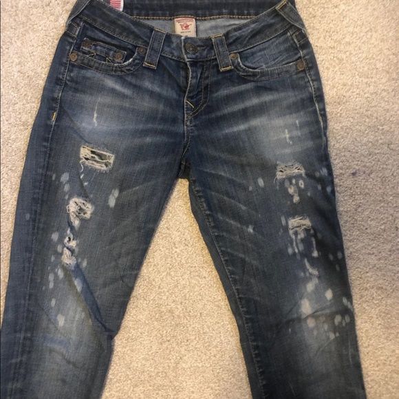 True religion distressed jeans - Picture 2 of 5